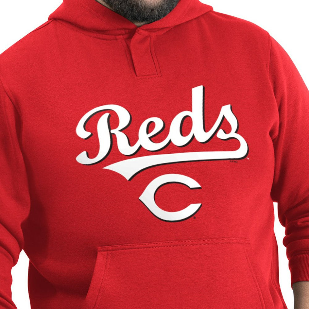 Cincinnati Reds G-III Sports by Carl Banks Adaptive Lockup Fleece Hoodie - Red - MLB Discount