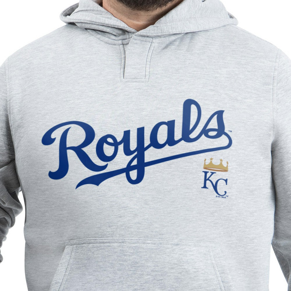Kansas City Royals G-III Sports by Carl Banks Adaptive Lockup Fleece Hoodie - Gray - MLB Online