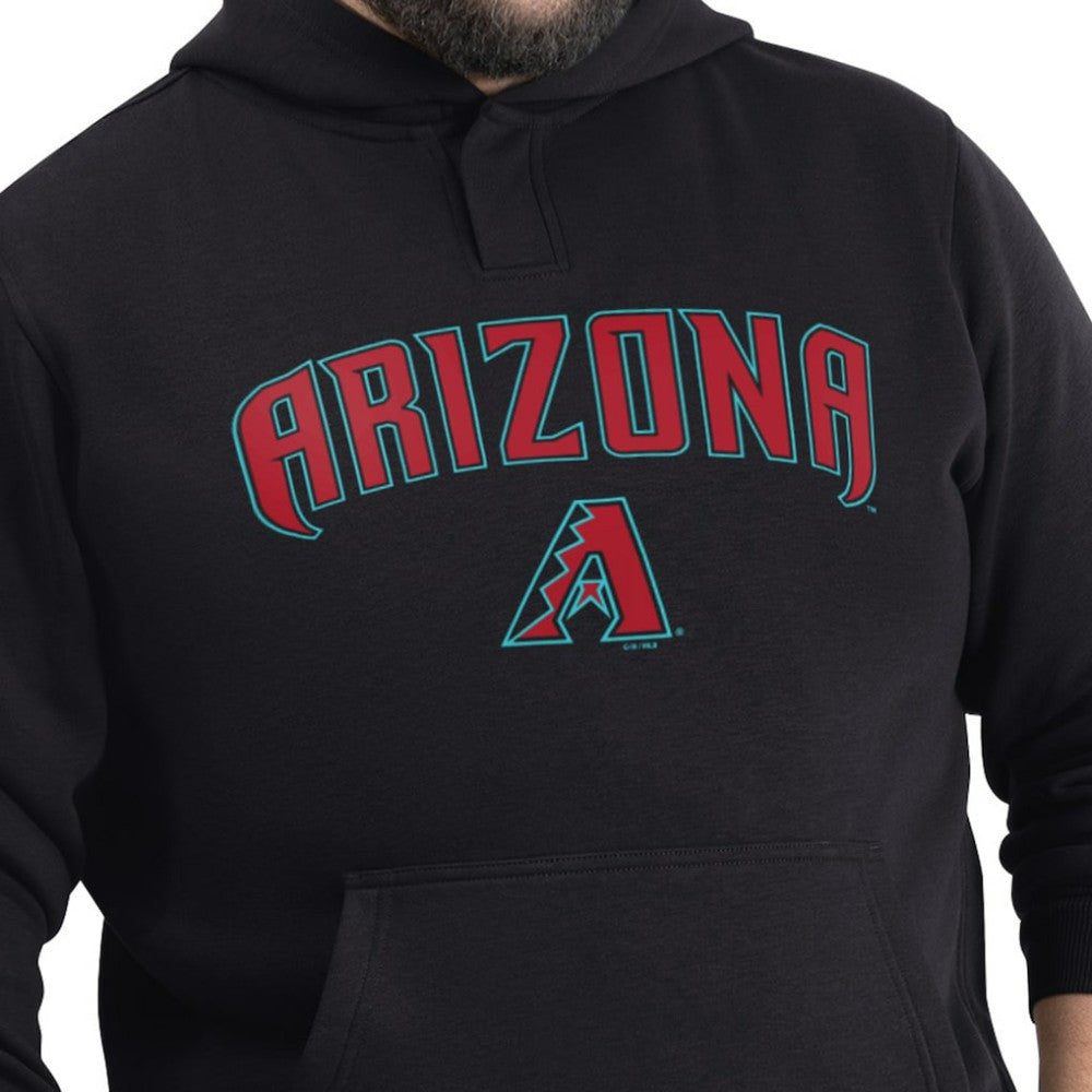 Arizona Diamondbacks G-III Sports by Carl Banks Adaptive Lockup Fleece Hoodie - Black - MLB Sale