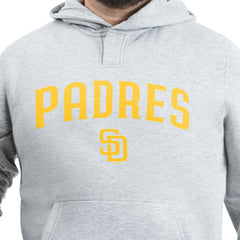 San Diego Padres G-III Sports by Carl Banks Adaptive Lockup Fleece Hoodie - Gray - MLB Sale