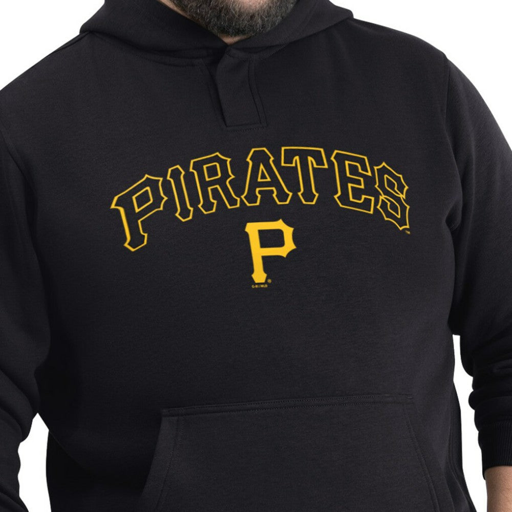 Pittsburgh Pirates G-III Sports by Carl Banks Adaptive Lockup Fleece Hoodie - Black - MLB Sale