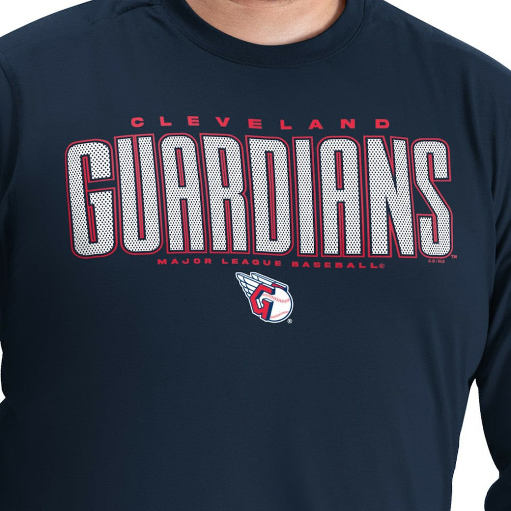 Cleveland Guardians G-III Sports by Carl Banks Adaptive Long Sleeve T-Shirt - Navy - MLB Discount