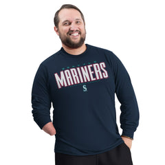 Seattle Mariners G-III Sports by Carl Banks Adaptive Long Sleeve T-Shirt - Navy - MLB Online