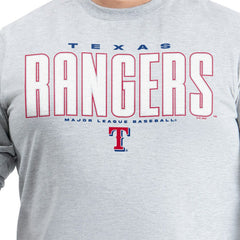 Texas Rangers G-III Sports by Carl Banks Adaptive Long Sleeve T-Shirt - Gray - MLB on Sale