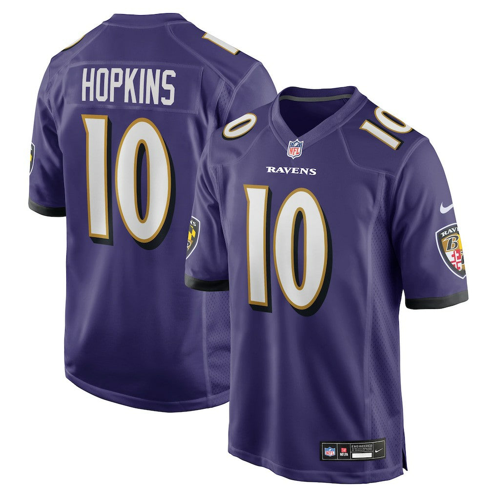 Nike DeAndre Hopkins Baltimore Ravens Team Game Jersey Purple
