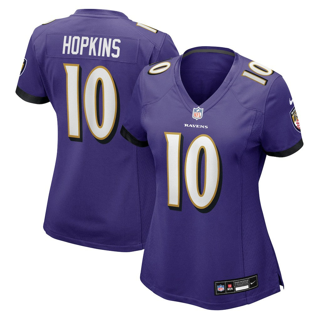 Nike DeAndre Hopkins Baltimore Ravens Women's Team Game Jersey Purple