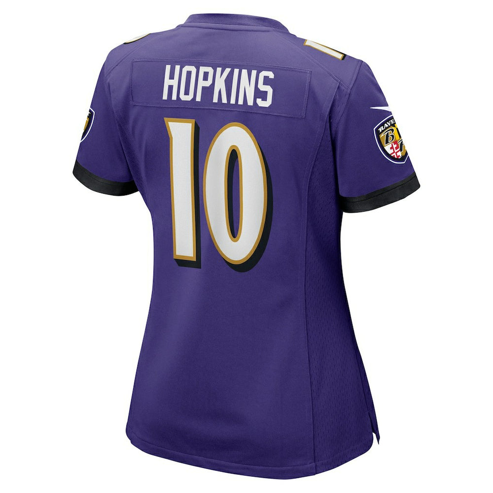 Nike DeAndre Hopkins Baltimore Ravens Women's Team Game Jersey Purple