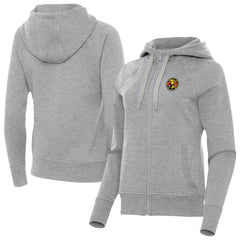Club America Antigua Women's Takeover Full-Zip Hoodie Heather Gray