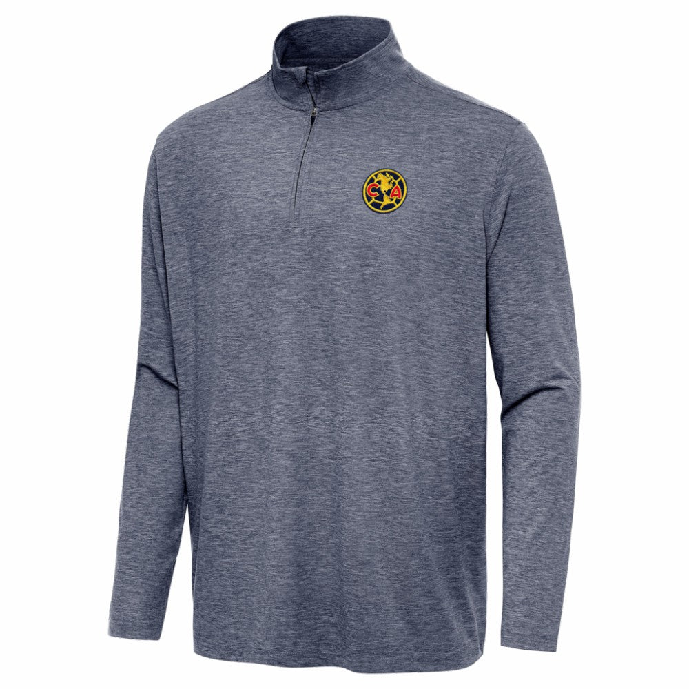 Club America Antigua Master Quarter-Zip Pullover Heather Navy