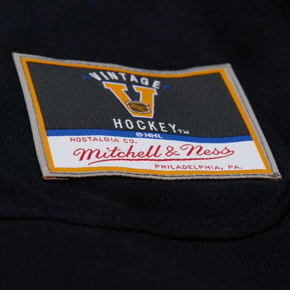 Detroit Red Wings Mitchell & Ness Women's Vintage Crewneck Sweatshirt - Black - NHL 203398446