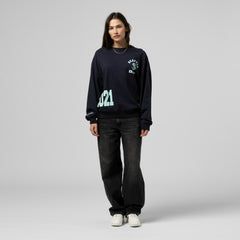Seattle Kraken Mitchell & Ness Women's Vintage Crewneck Sweatshirt - Deep Sea Blue - NHL 203398448