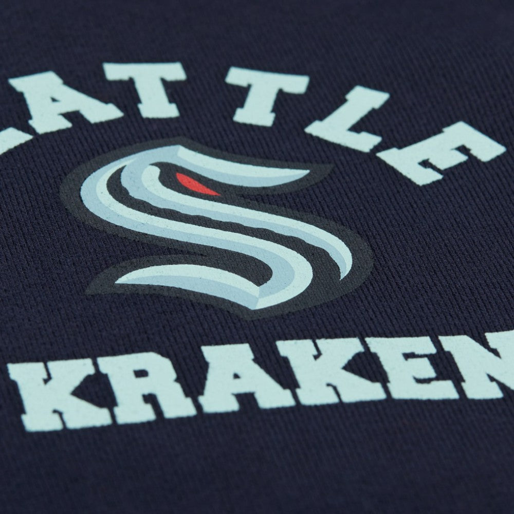 Seattle Kraken Mitchell & Ness Women's Vintage Crewneck Sweatshirt - Deep Sea Blue - NHL 203398448