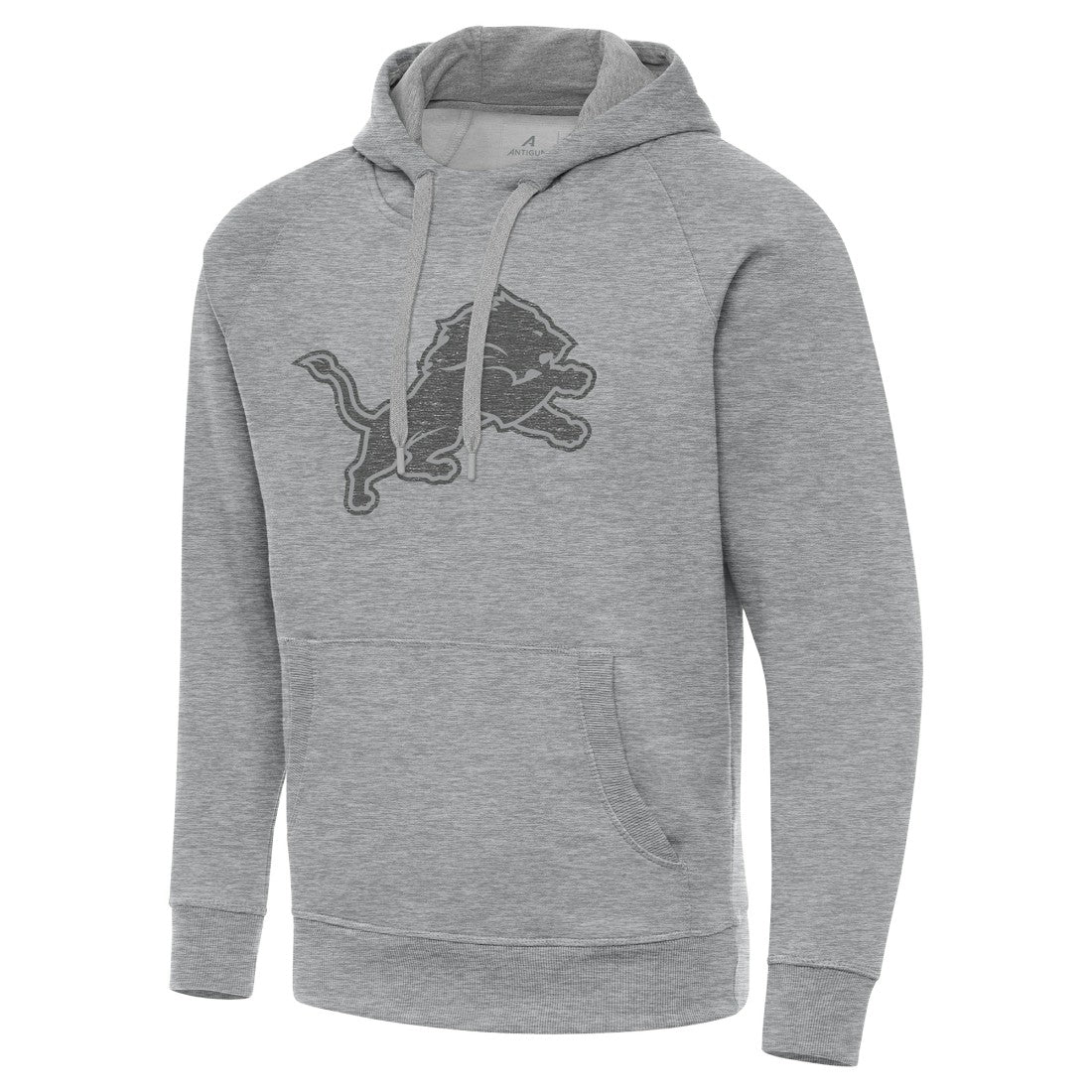 Detroit Lions Antigua Victory Hoodie Heather Gray