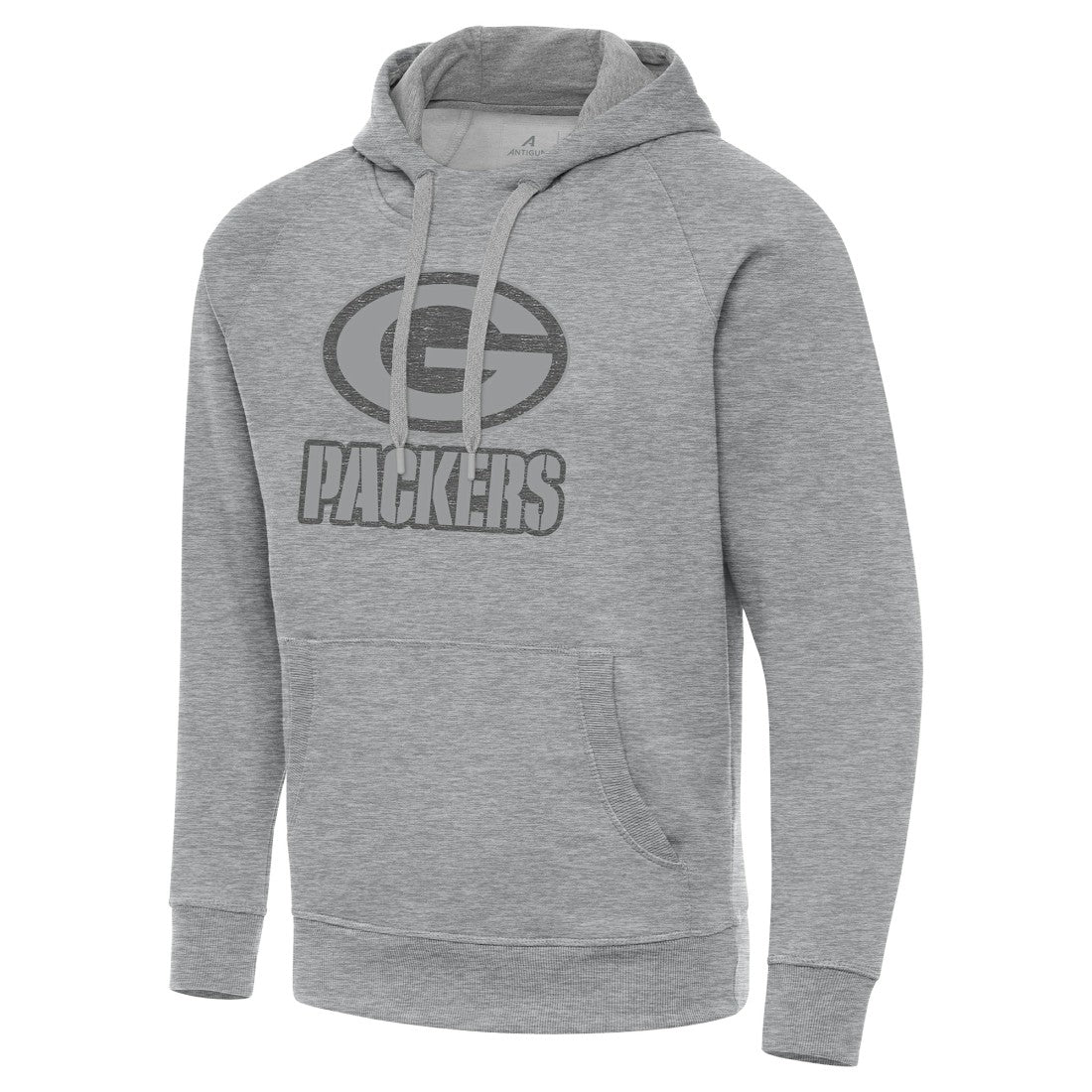 Green Bay Packers Antigua Victory Hoodie Heather Gray