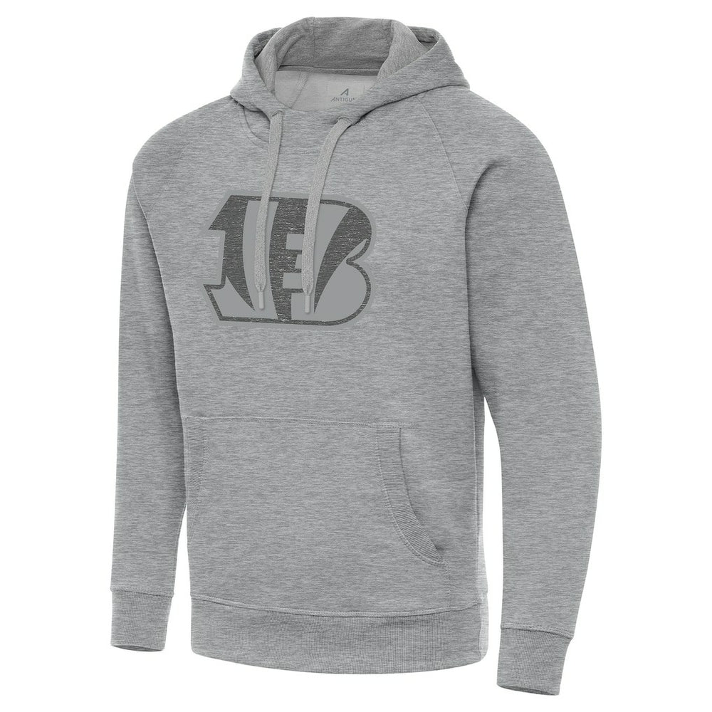 Cincinnati Bengals Antigua Victory Hoodie Heather Gray