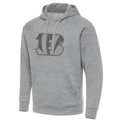 Cincinnati Bengals Antigua Victory Hoodie Heather Gray