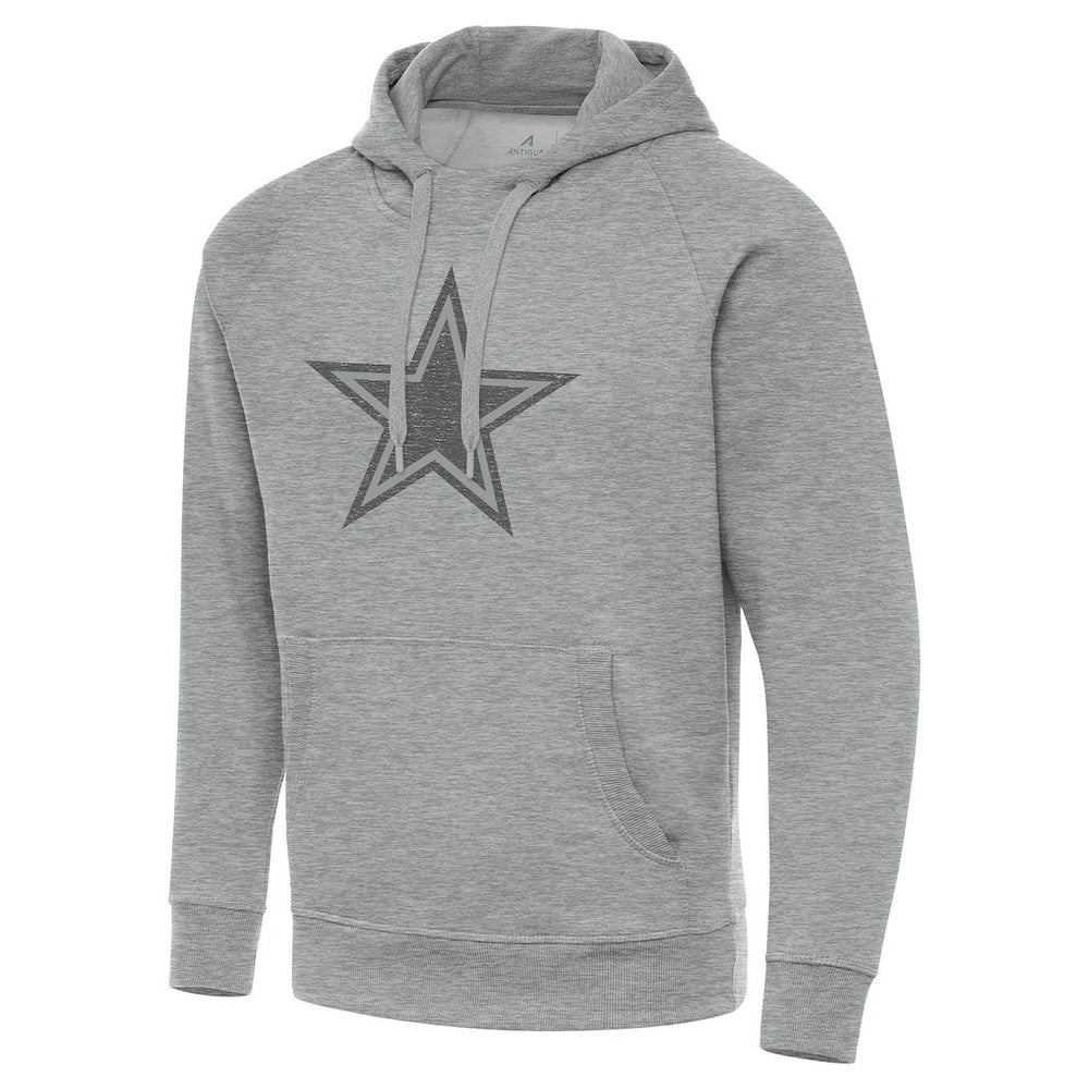 Dallas Cowboys Antigua Victory Hoodie Heather Gray