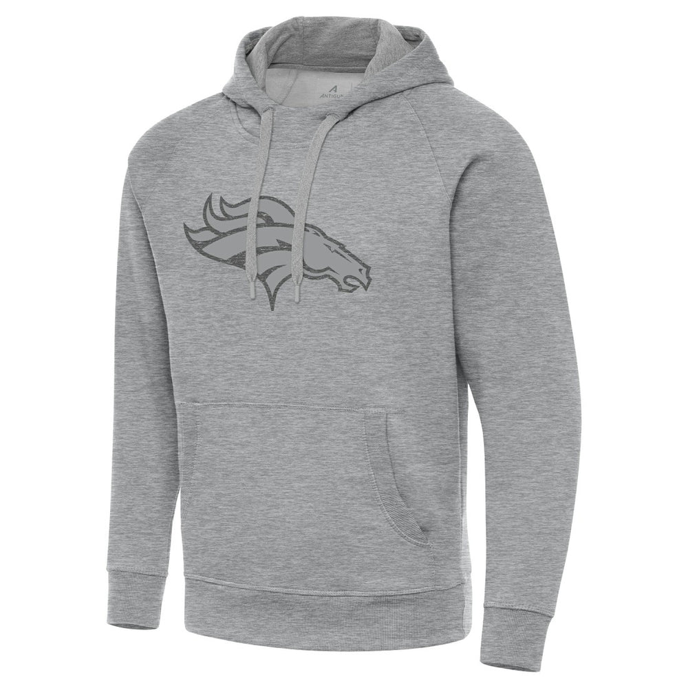 Denver Broncos Antigua Victory Hoodie Heather Gray