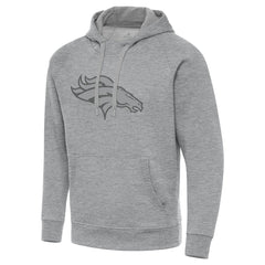 Denver Broncos Antigua Victory Hoodie Heather Gray