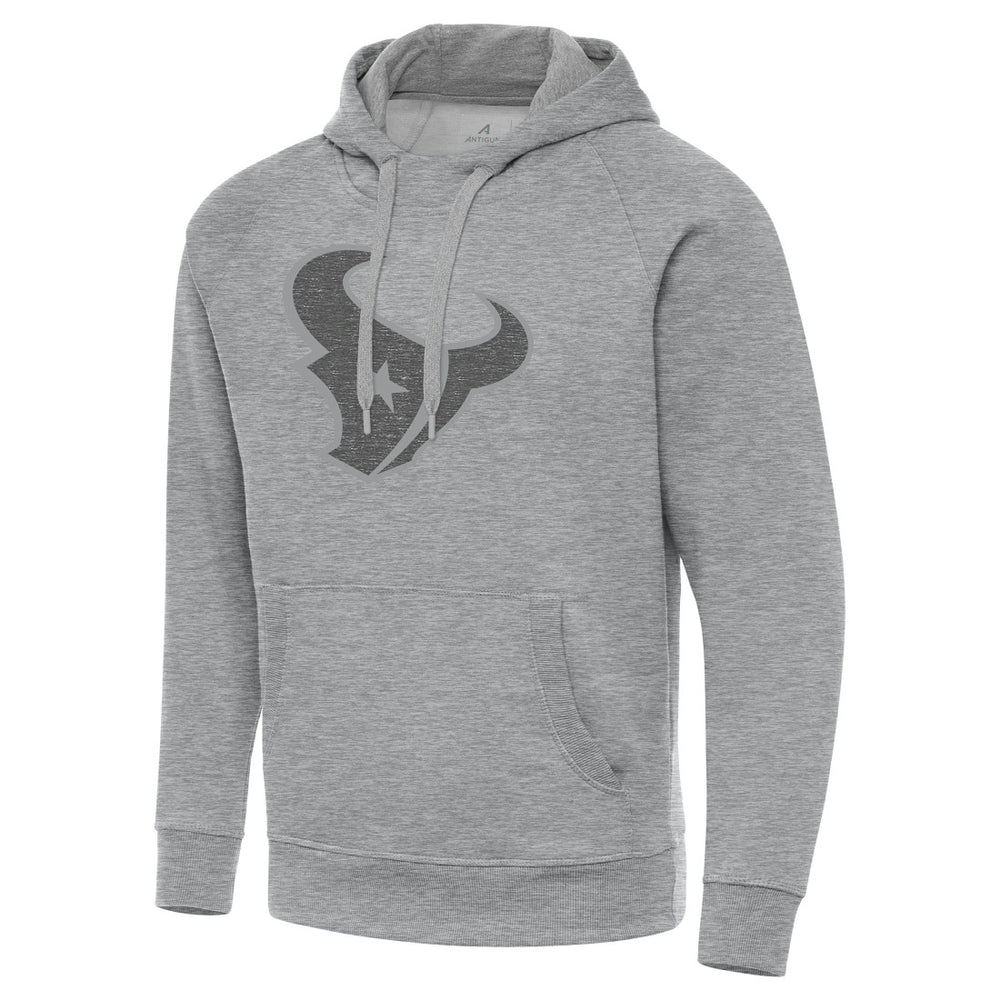Houston Texans Antigua Victory Hoodie Heather Gray