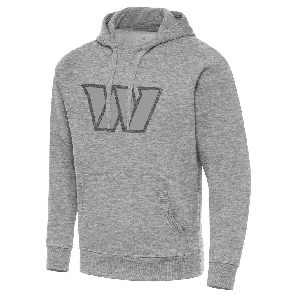 Washington Commanders Antigua Victory Hoodie Heather Gray