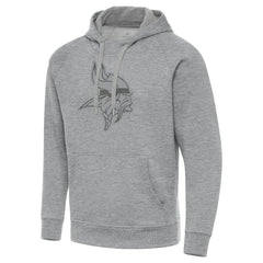 Minnesota Vikings Antigua Victory Hoodie Heather Gray