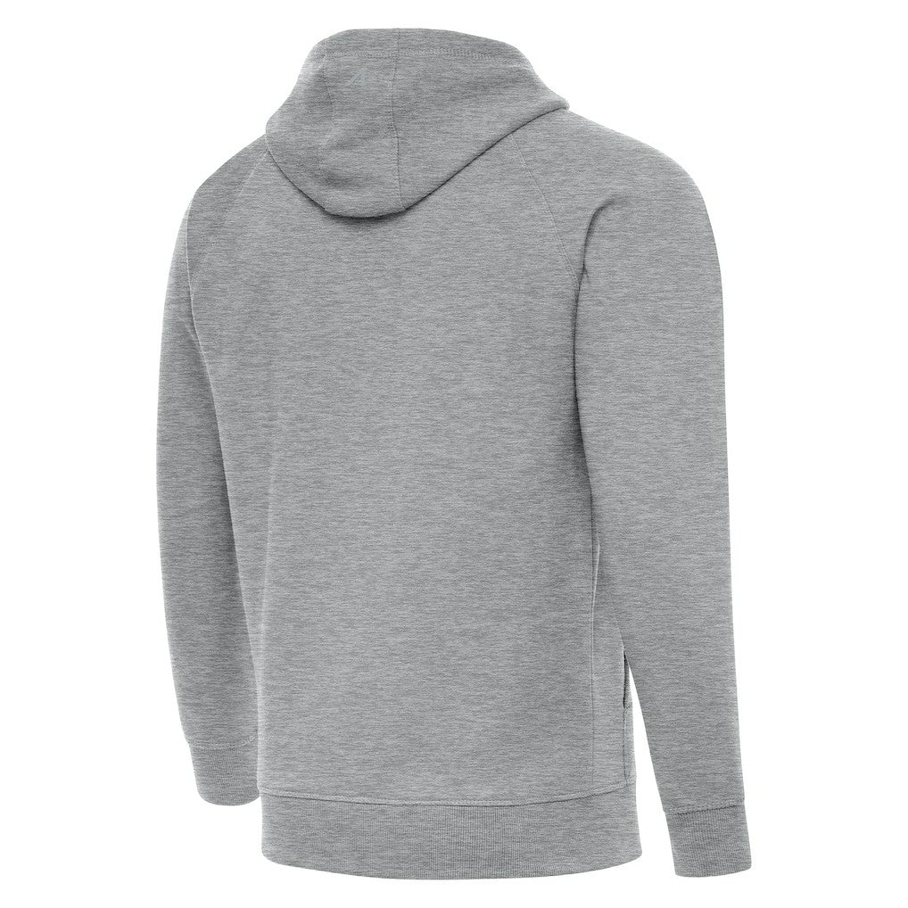 New England Patriots Antigua Victory Hoodie Heather Gray