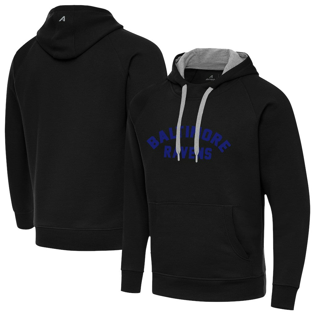 Baltimore Ravens Antigua Victory Hoodie Black