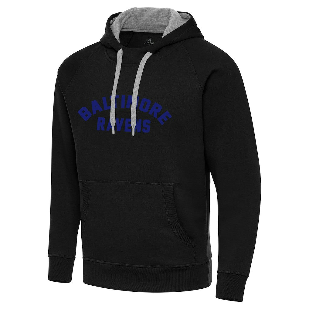 Baltimore Ravens Antigua Victory Hoodie Black