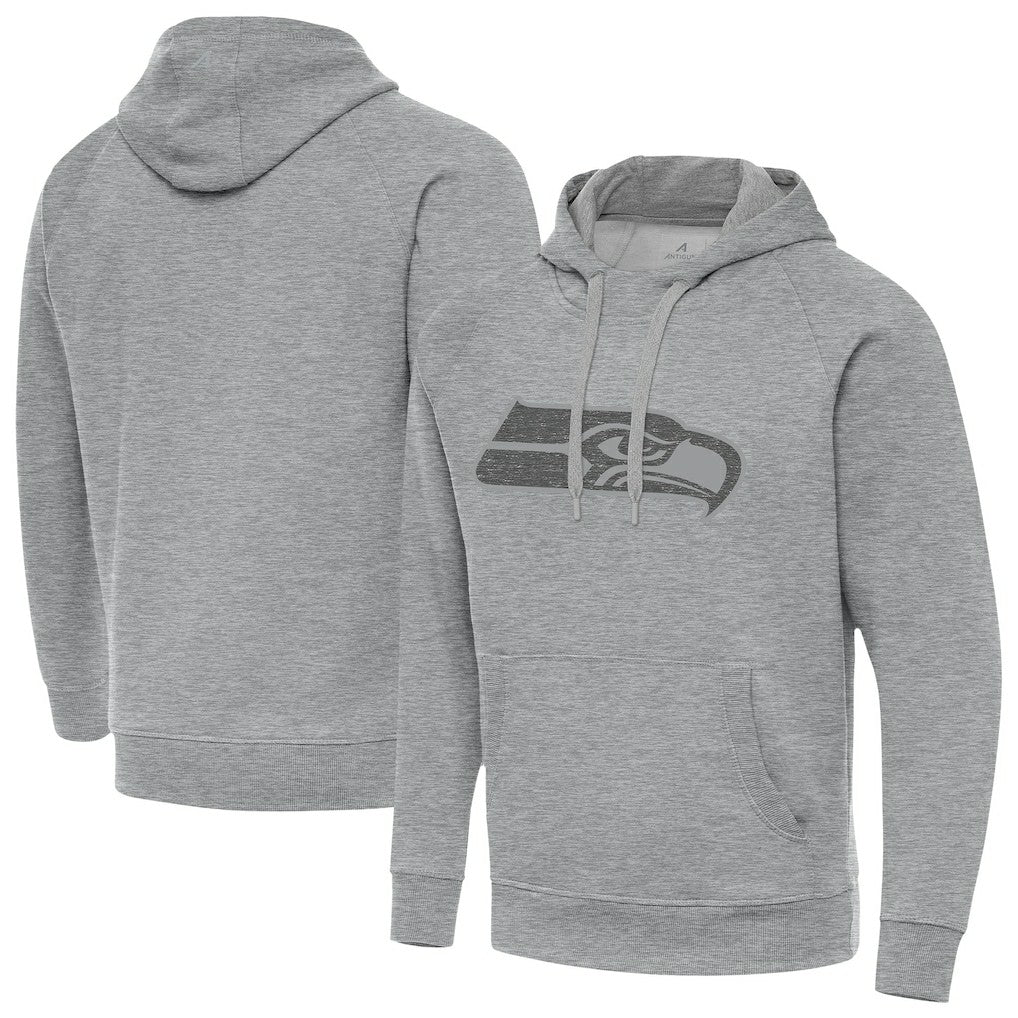 Seattle Seahawks Antigua Victory Hoodie Heather Gray