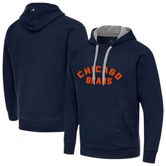 Chicago Bears Antigua Victory Hoodie Navy