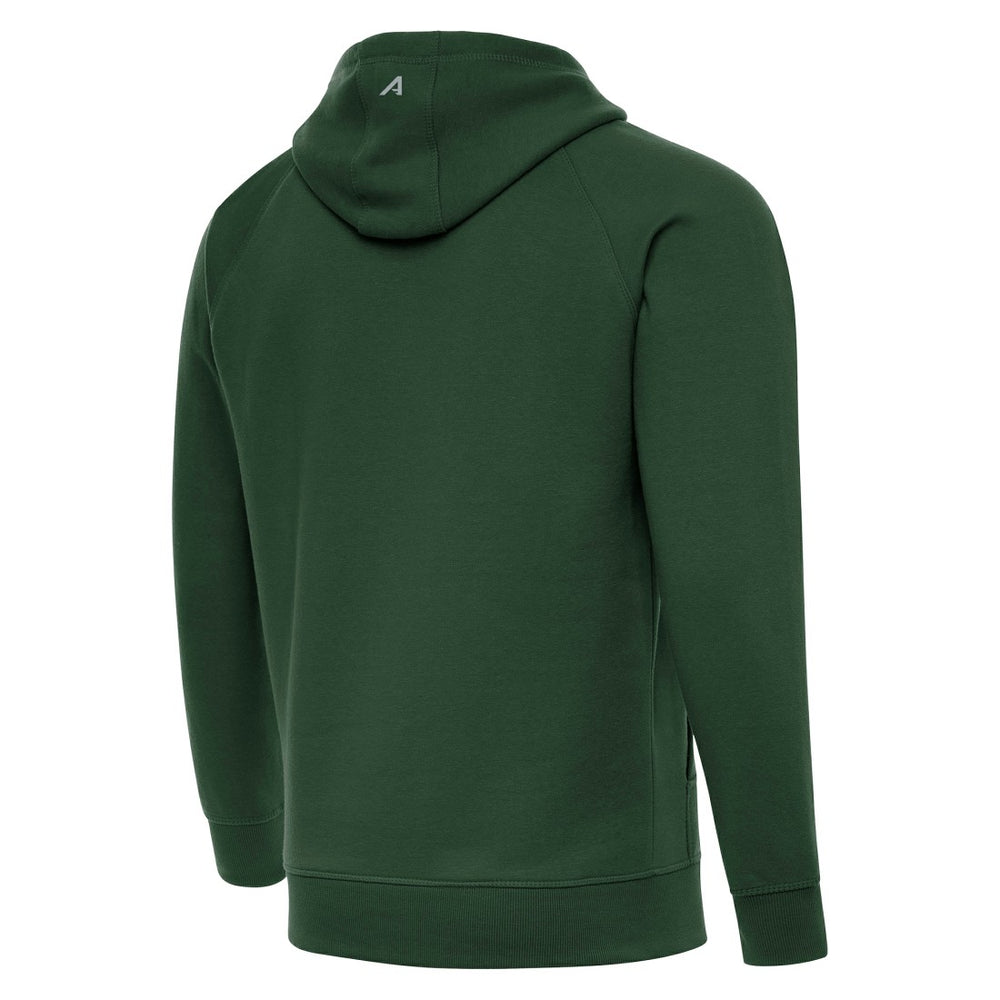 Green Bay Packers Antigua Victory Hoodie Hunter Green