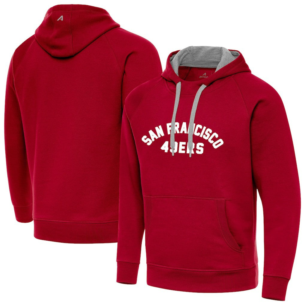 San Francisco 49ers Antigua Victory Hoodie Scarlet