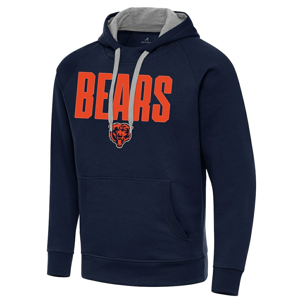 Chicago Bears Antigua Victory Hoodie Navy