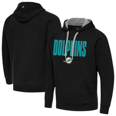 Miami Dolphins Antigua Victory Hoodie Black