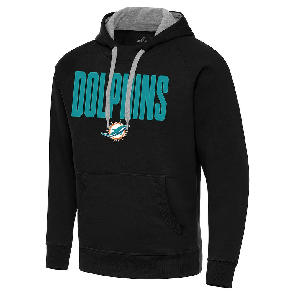 Miami Dolphins Antigua Victory Hoodie Black