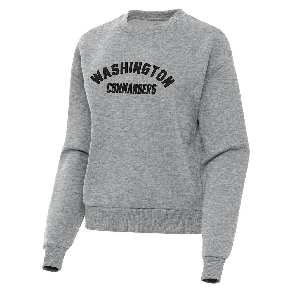 Washington Commanders Antigua Women's Victory Sweatshirt Heather Gray