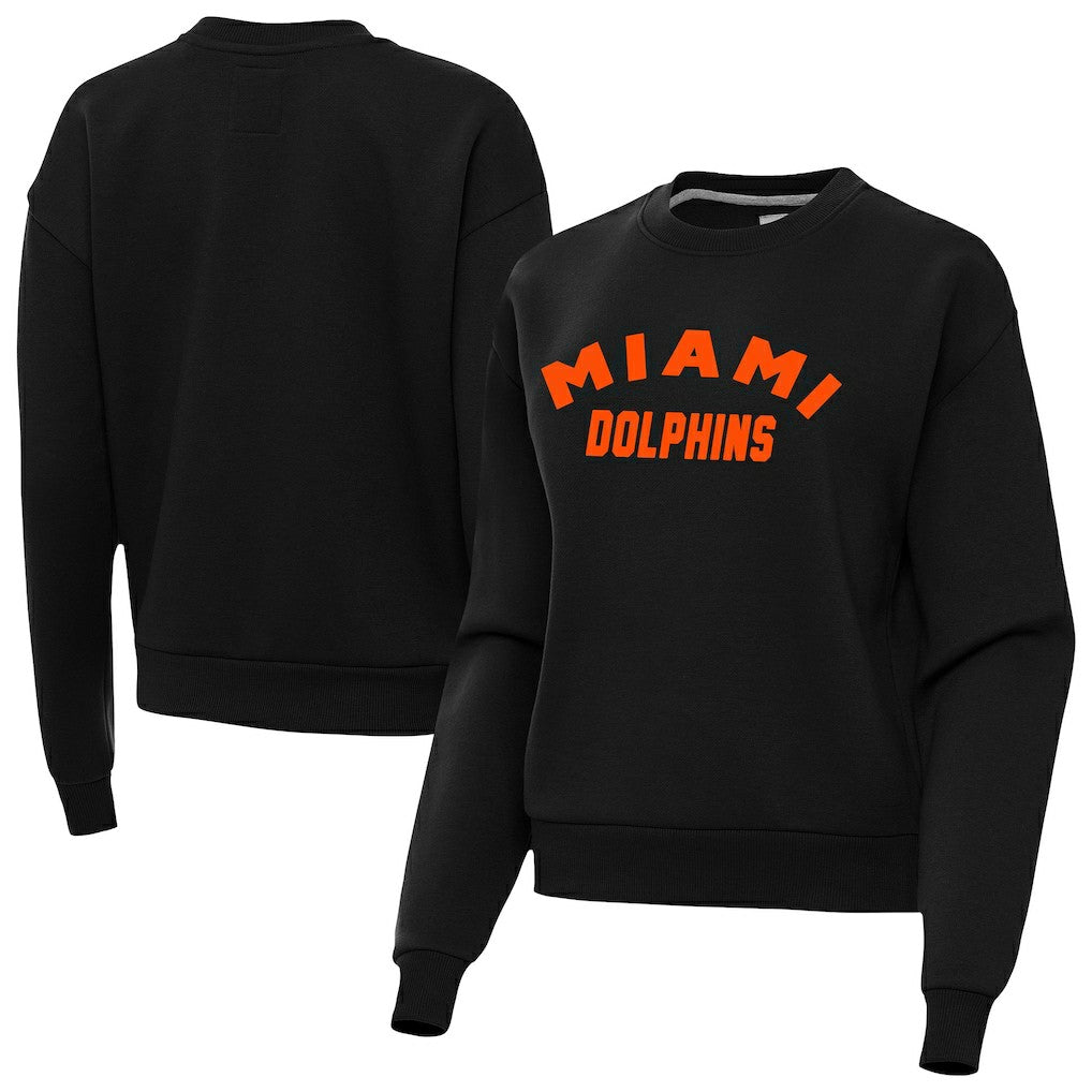 Miami Dolphins Antigua Women's Victory Sweatshirt Black