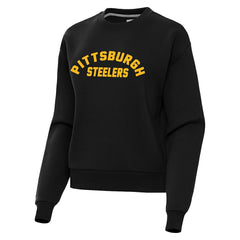 Pittsburgh Steelers Antigua Women's Victory Sweatshirt Black