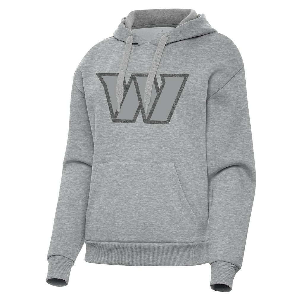 Washington Commanders Antigua Women's Victory Hoodie Heather Gray