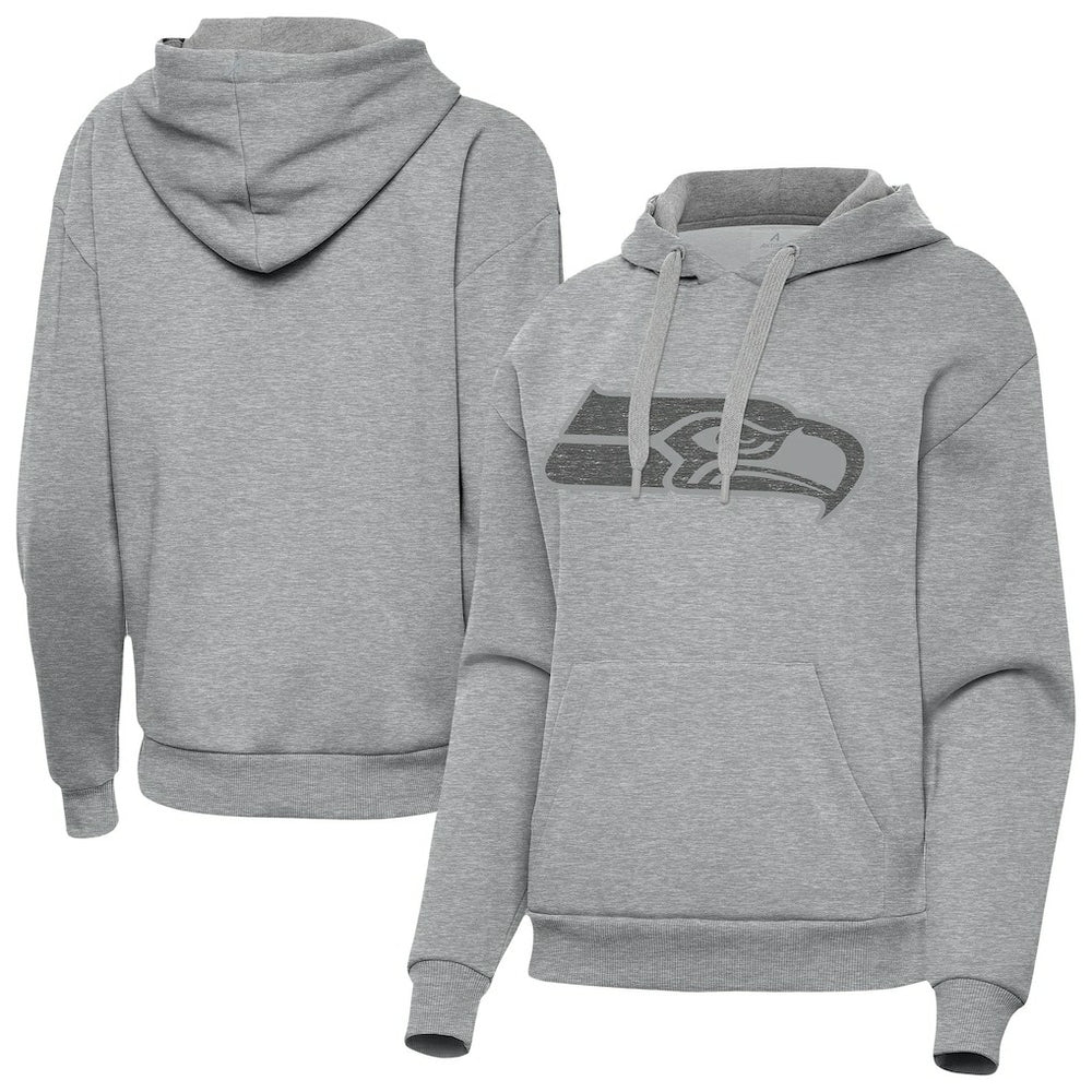 Seattle Seahawks Antigua Women's Victory Hoodie Heather Gray