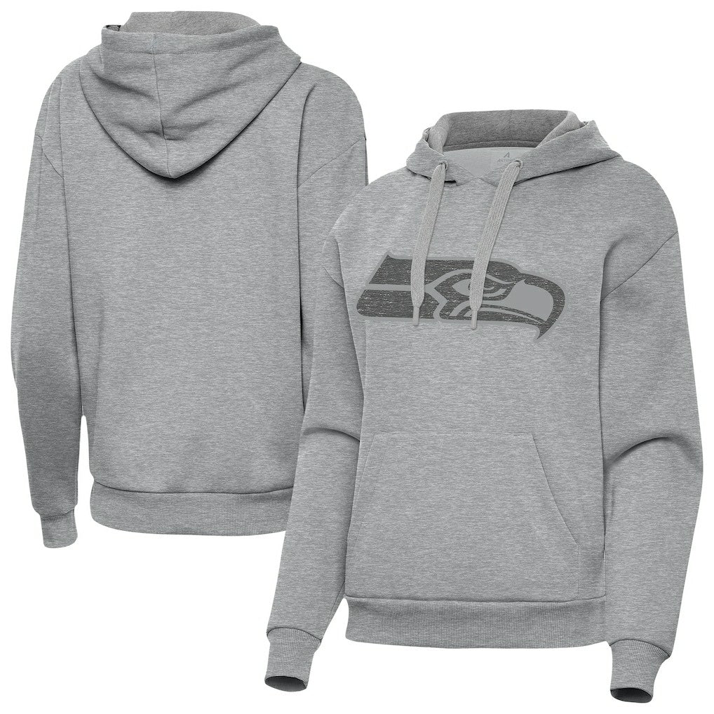 Seattle Seahawks Antigua Women's Victory Hoodie Heather Gray
