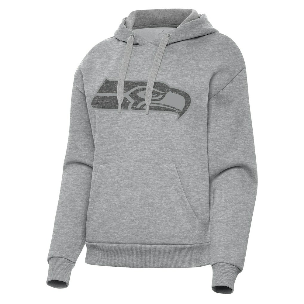 Seattle Seahawks Antigua Women's Victory Hoodie Heather Gray
