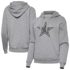 Dallas Cowboys Antigua Women's Victory Hoodie Heather Gray