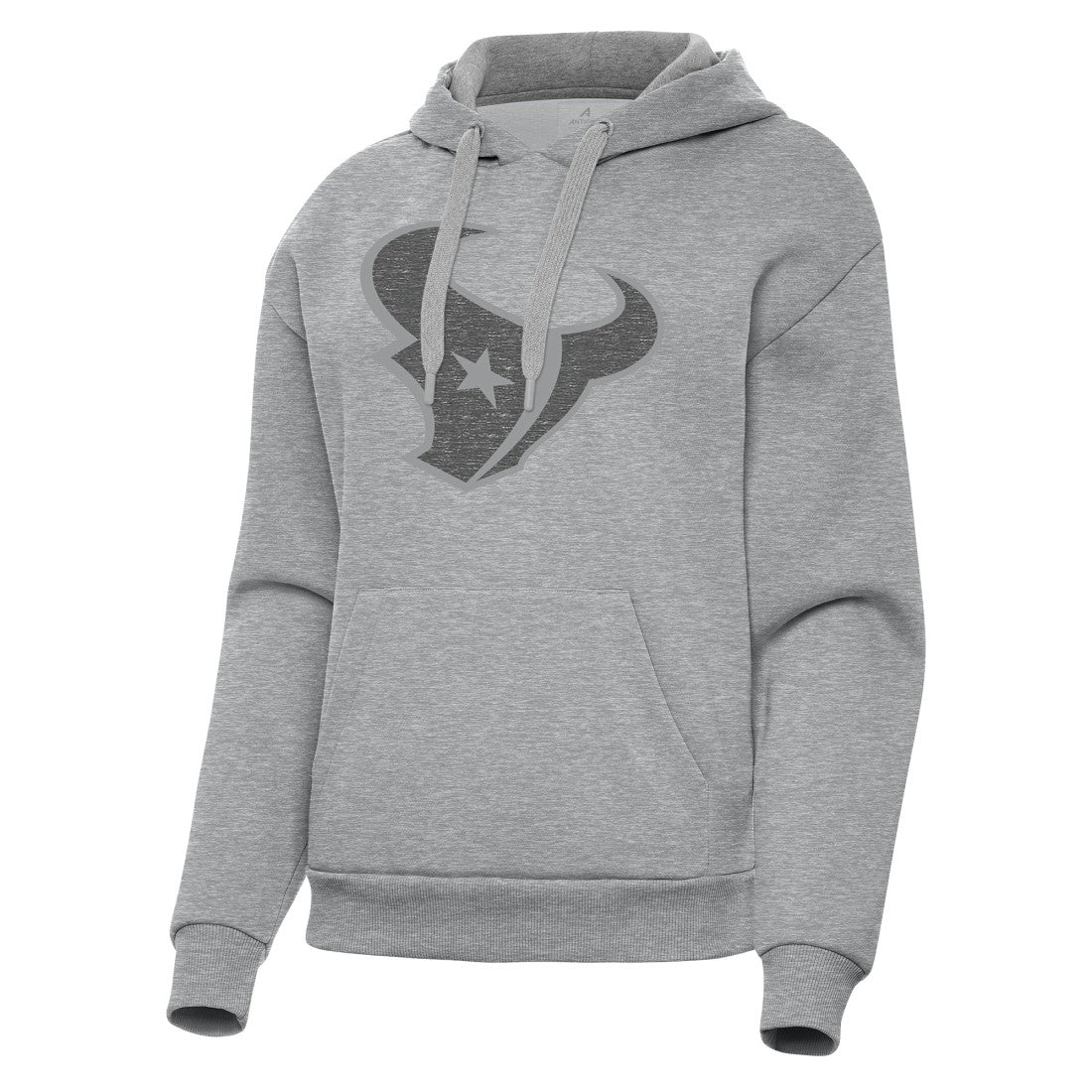 Houston Texans Antigua Women's Victory Hoodie Heather Gray