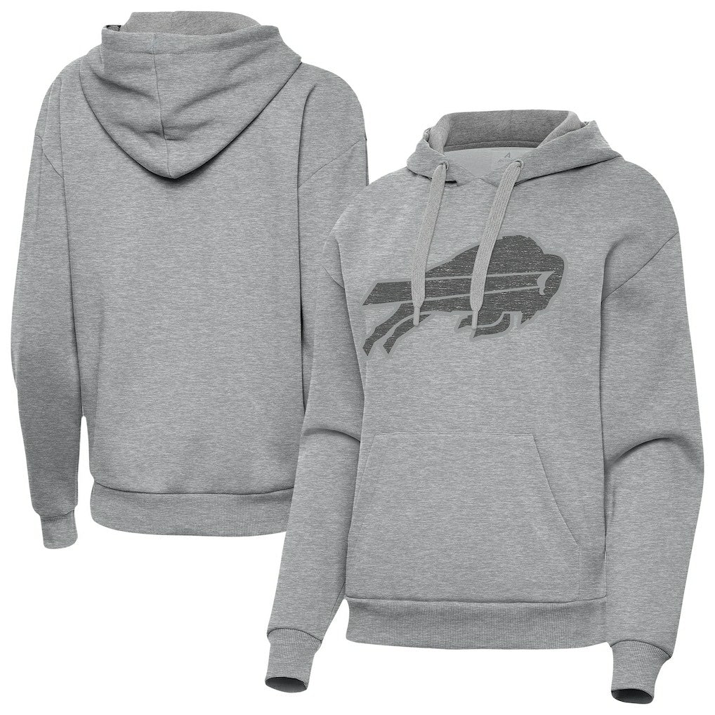 Buffalo Bills Antigua Women's Victory Hoodie Heather Gray