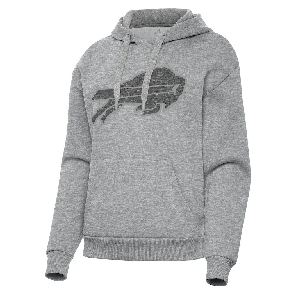 Buffalo Bills Antigua Women's Victory Hoodie Heather Gray