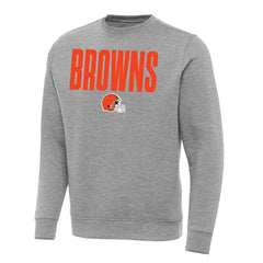 Cleveland Browns Antigua Victory Sweatshirt Heather Gray