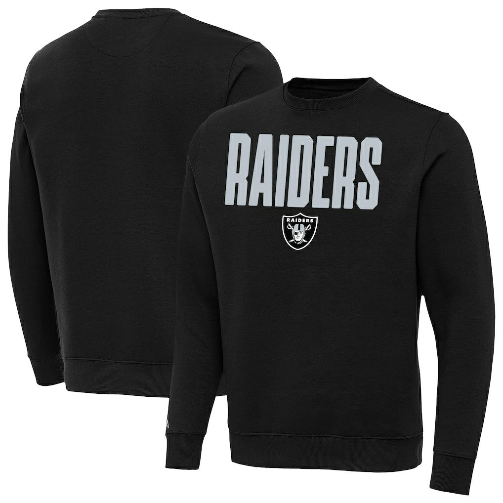 Las Vegas Raiders Antigua Victory Sweatshirt Black