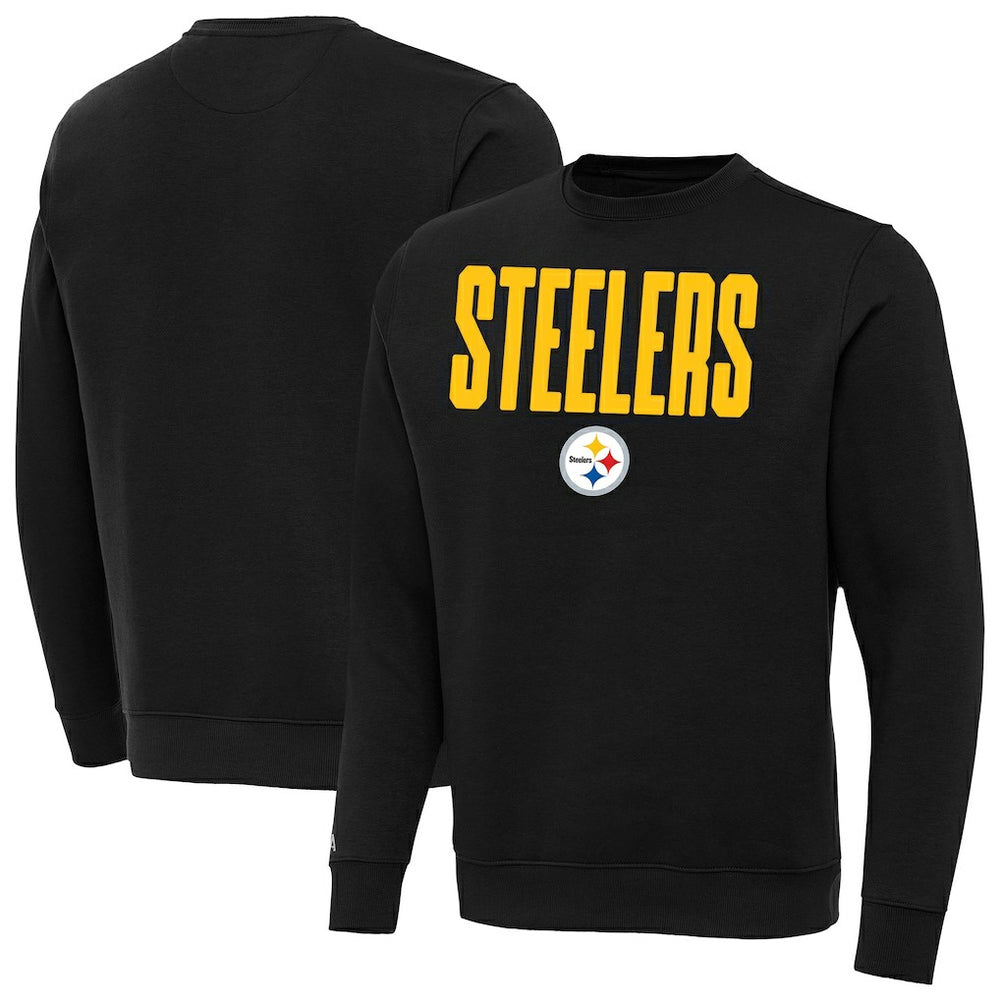 Pittsburgh Steelers Antigua Victory Sweatshirt Black